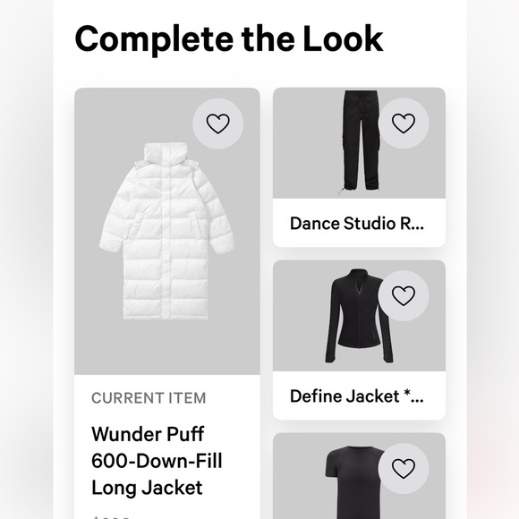 Lululemon wonder puff 600 down-dill long jacket white 2 nwt - Picture 15 of 16